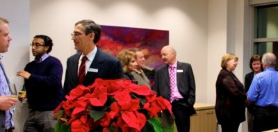 Brad Martyniuk and Frank Potts and Guests at Lindsay Kenney LLP Open House
