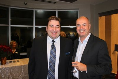 Michael Dupuis and guest at our Langley office open house