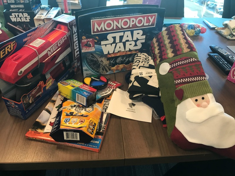 Christmas gifts collected by LK Law staff