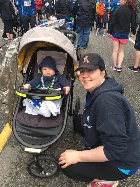 Vancouver Sun Run young participant of LK Law team
